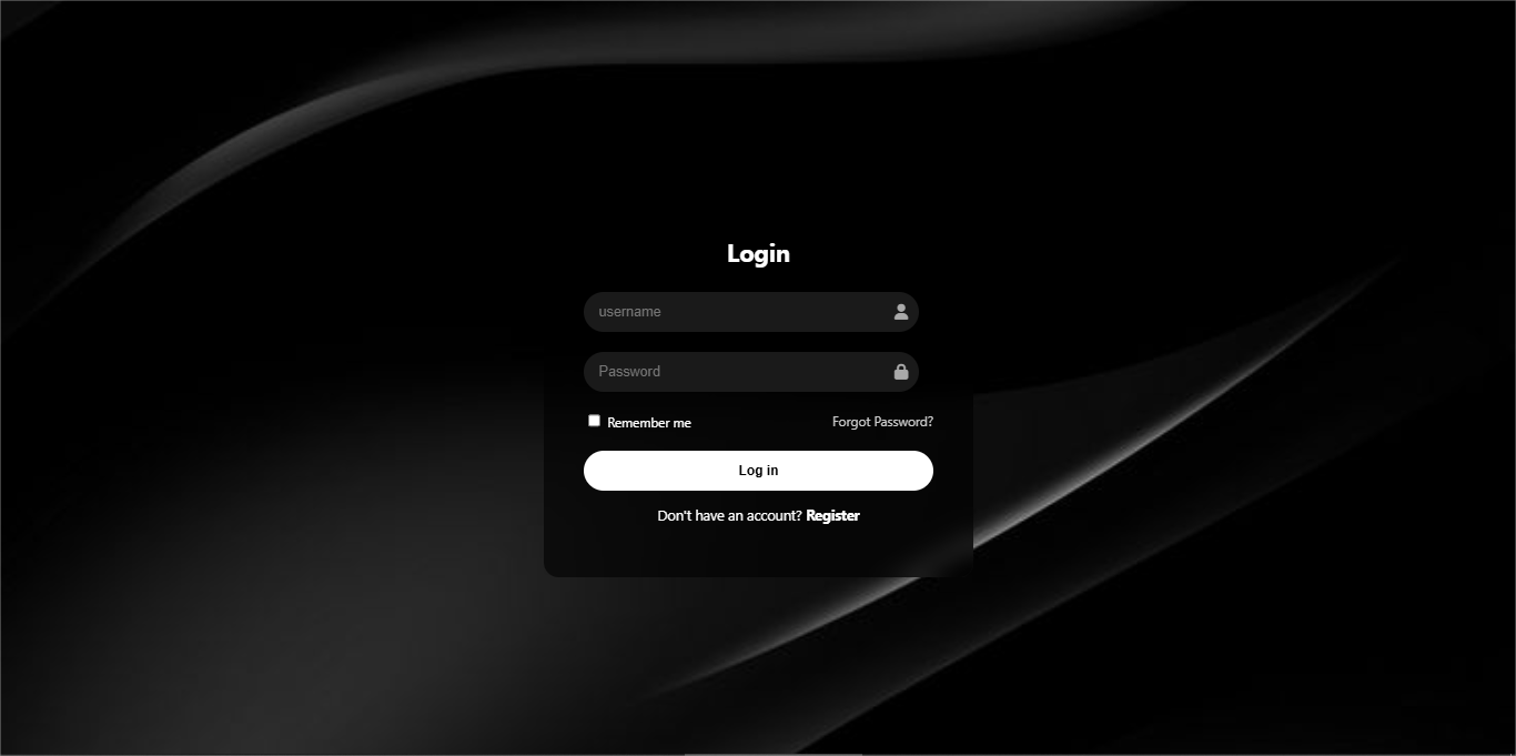 Login Page UI